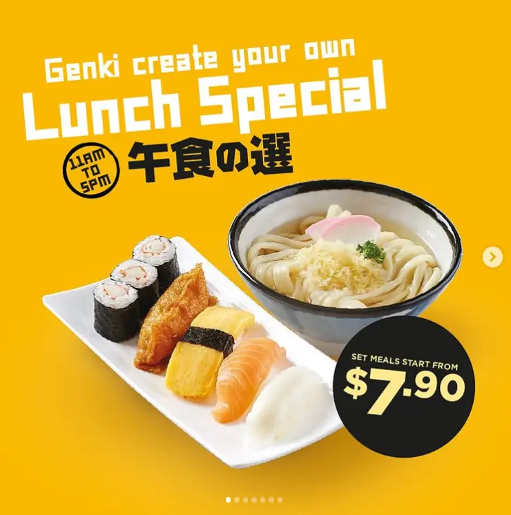 GENKI SUSHI MENU SINGAPORE